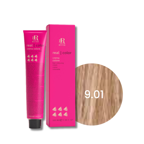 RR LINE REAL COLOR profesjonalna farba do włosów w kremie 100 ml | 9.01