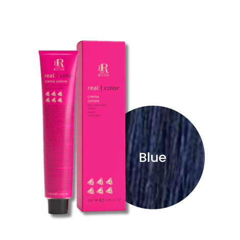 RR LINE REAL COLOR profesjonalna farba do włosów w kremie 100 ml | Blue