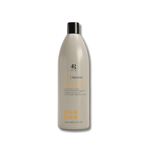 RR LINE REAL KERATIN szampon odbudowujący do włosów zniszczonych 1000 ml