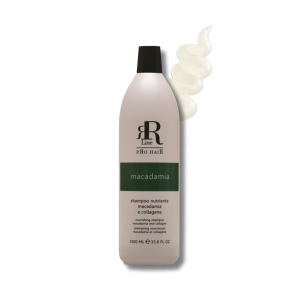 RR LINE REAL MACADAMIA regenerujący szampon nawilżający z kolagenem 1000 ml - image 2