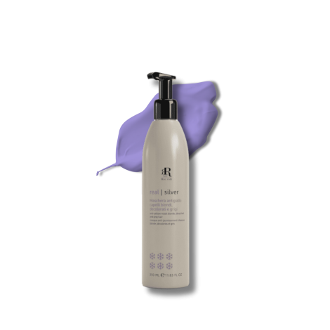 RR LINE REAL SILVER maska przeciw żółtym tonom do włosów blond 350 ml - 2