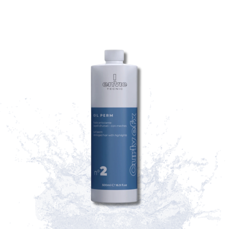 ENVIE TECNIC CURLY EFX 2 płyn do trwałej ondulacji włosy delikatne 500 ml - 2