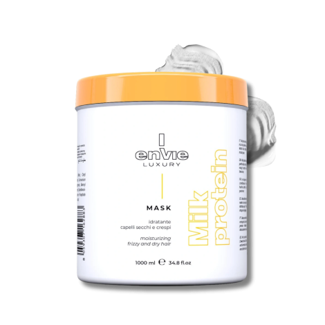 ENVIE LUXURY MILK PROTEIN maska nawilżająca włosy suche mleczna 1000 ml - 2