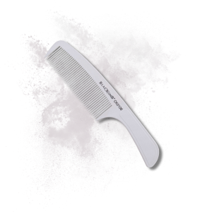 BLACKOMB ceramiczny grzebień fryzjerski do rozczesywania biały | CK0106 - image 2