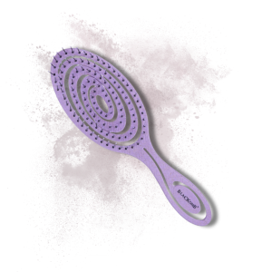 BLACKOMB ECO szczotka do rozczesywania włosów ekologiczna słoma | Fioletowa - image 2