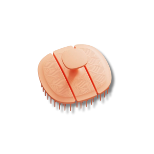 BLACKOMB ECO szczotka masażer do mycia włosów głowy TPEE | Pomarańczowa