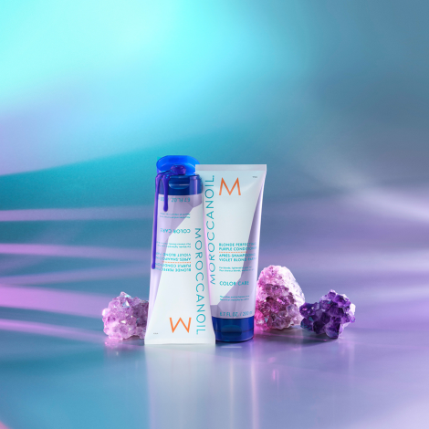 MOROCCANOIL COLOR CARE Blonde Perfecting Purple fioletowa odżywka 70 ml - 4