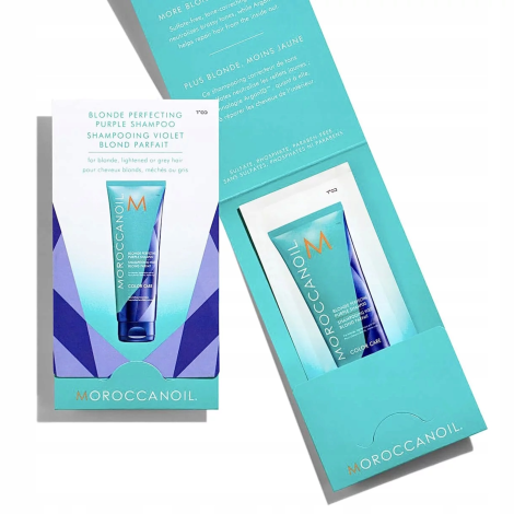 MOROCCANOIL COLOR CARE Blonde Perfecting Purple fioletowy szampon 10 ml - 2