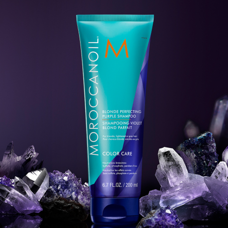 MOROCCANOIL COLOR CARE Blonde Perfecting Purple fioletowy szampon 200 ml - 3