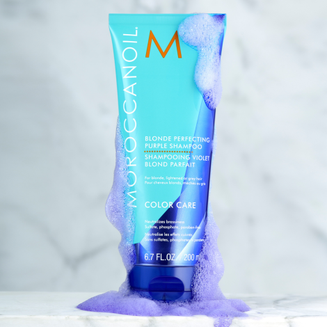 MOROCCANOIL COLOR CARE Blonde Perfecting Purple fioletowy szampon 70 ml - 3