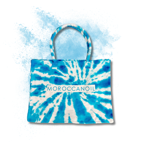 MOROCCANOIL Tie Dye Bag bawełniana torba na ramię shopperka - 2