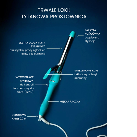 MOROCCANOIL TOOLS Everlasting Curl tytanowa lokówka do włosów - 3