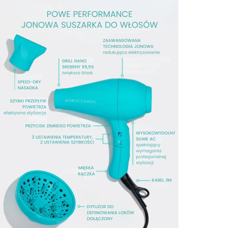MOROCCANOIL TOOLS Power Performance suszarka z jonizacją do stylizacji - 3