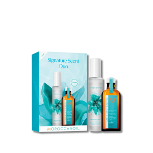 MOROCCANOIL TREATMENT Signature Scent zestaw | olejek light + mgiełka