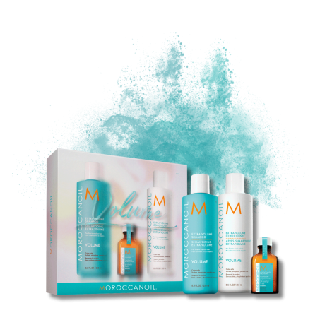 MOROCCANOIL VOLUME zestaw | szampon + odżywka + olejek light + balsam - 2