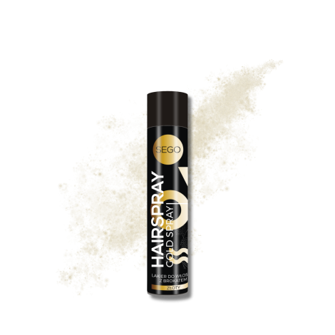 SEGO BROKAT lakier do włosów z brokatem 75 ml | Gold Złoty - 2