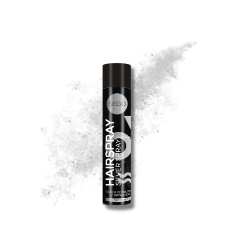 SEGO BROKAT lakier do włosów z brokatem 75 ml | Silver Srebrny - 2
