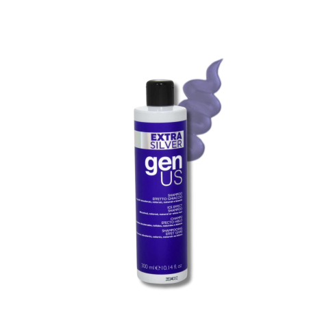 GENUS EXTRA SILVER szampon neutralizujący żółte odcienie efekt lodu 300 ml - 2