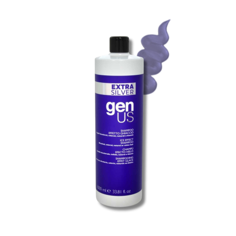 GENUS EXTRA SILVER szampon neutralizujący żółte odcienie efekt lodu 1000 ml - 2