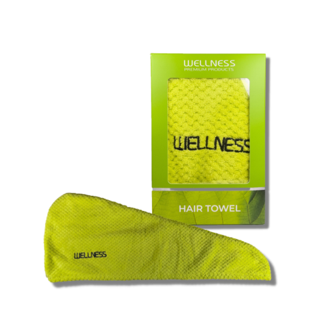 WELLNESS PREMIUM turban do włosów | Zielony