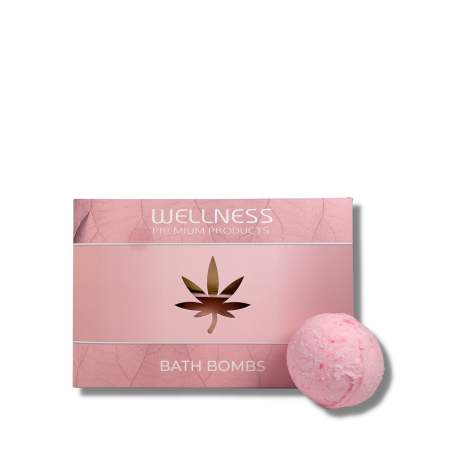 WELLNESS PREMIUM zestaw kul do kąpieli 6 szt. | Różowe